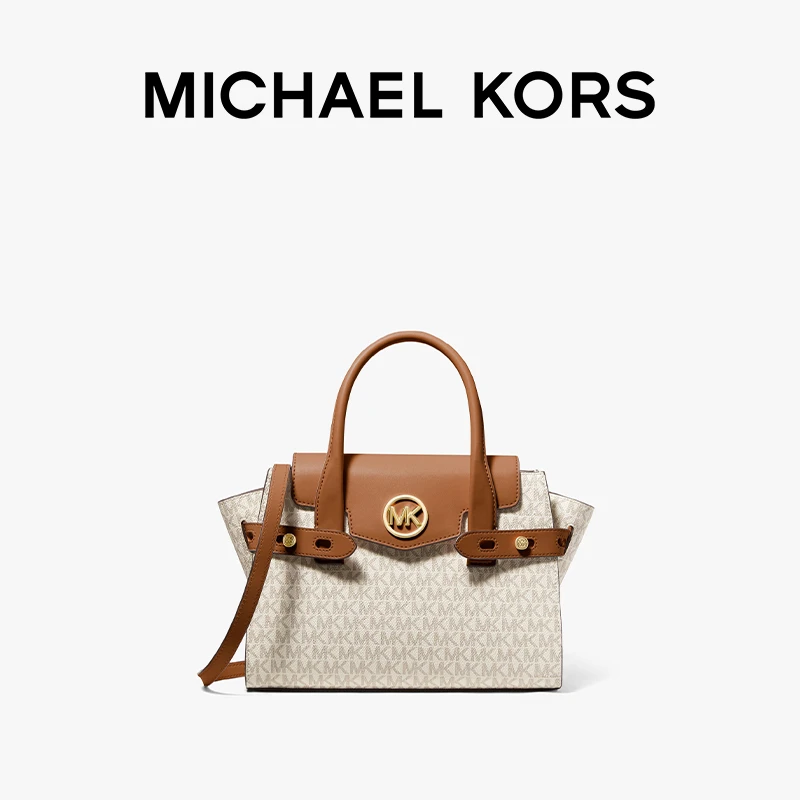 MICHAEL KORS Carmen 女士中号 Logo 印花手提包