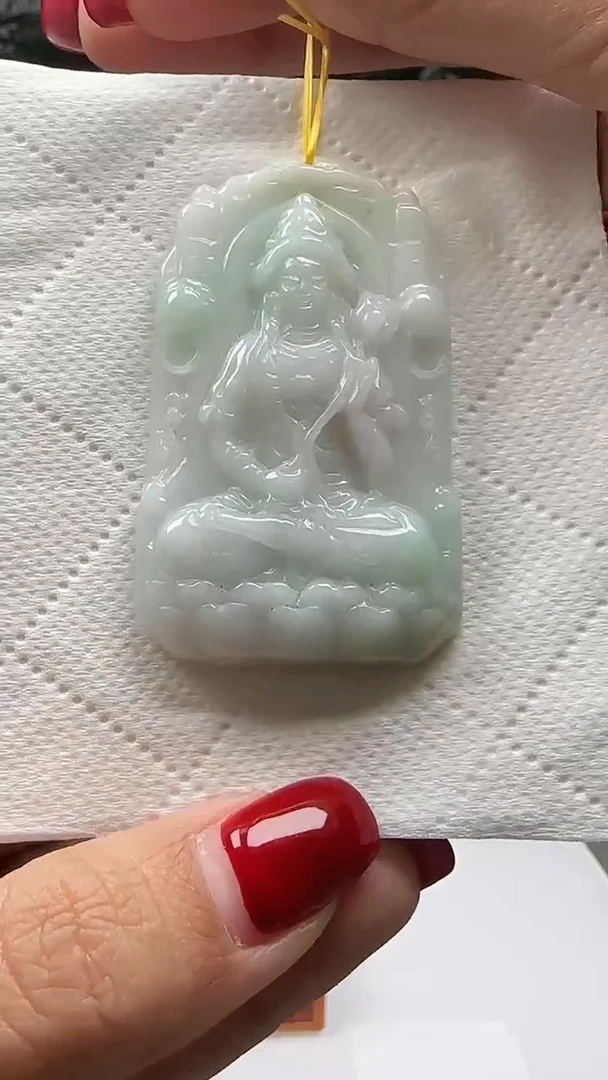 【闪购商品】翡翠颈饰未镶嵌天然翡翠A货吊坠