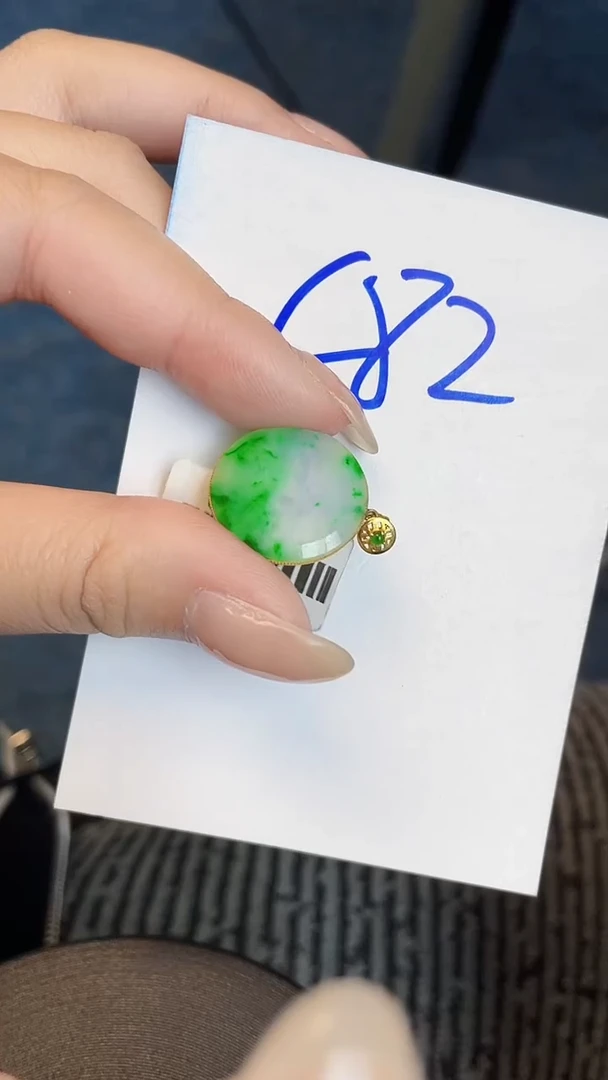 【闪购商品】翡翠颈饰18K金镶嵌00000000