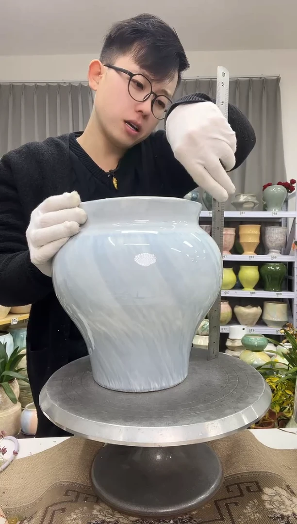 【微瑕】1.5花盆尺寸高： 23   口： 16