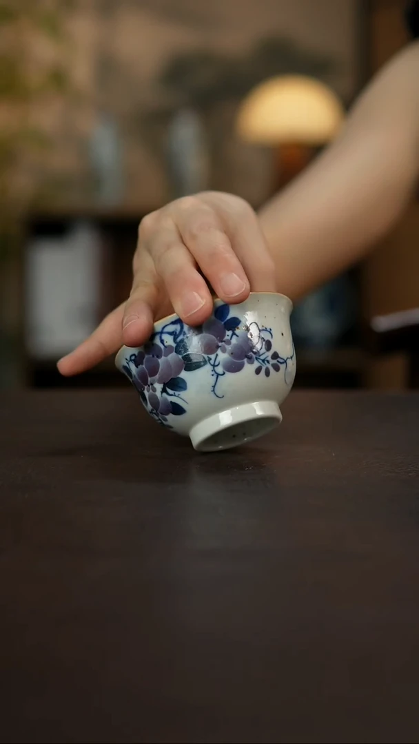 杯景德镇陶瓷杯碗柴烧多人