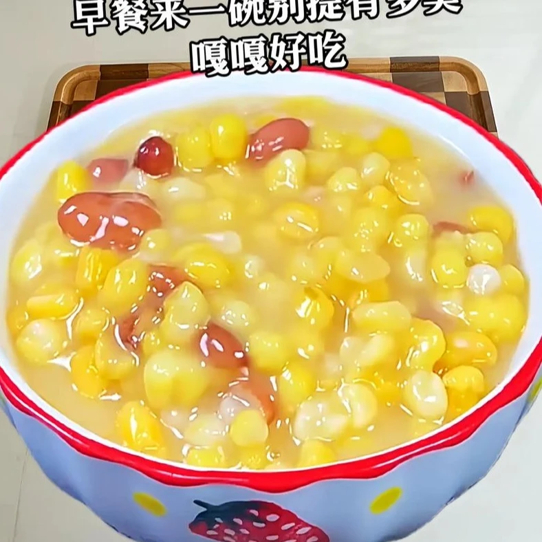 （熟）速食东北粘玉米大碴粥3分钟即食（7袋*每袋300克）