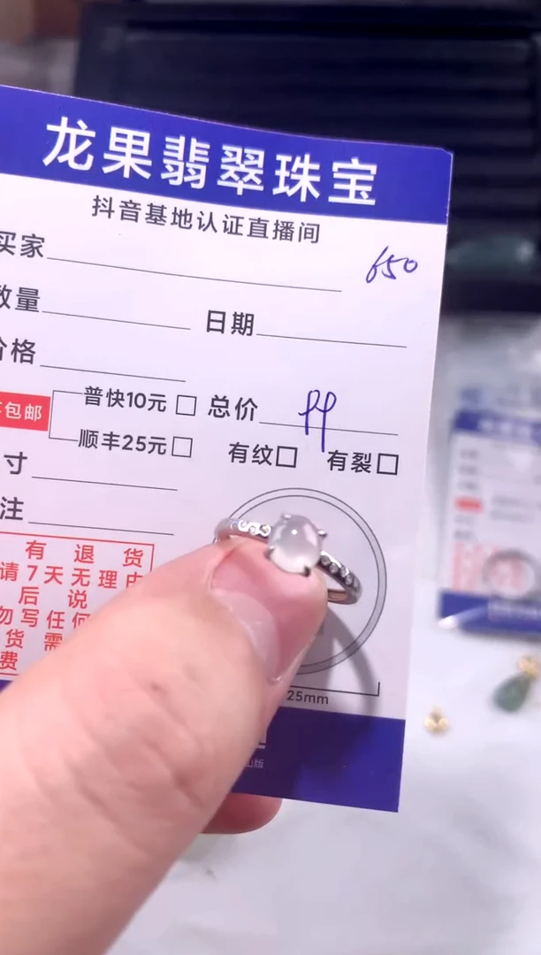 颈饰未镶嵌翡翠戒子650