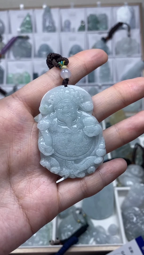 【闪购商品】翡翠颈饰未镶嵌财神