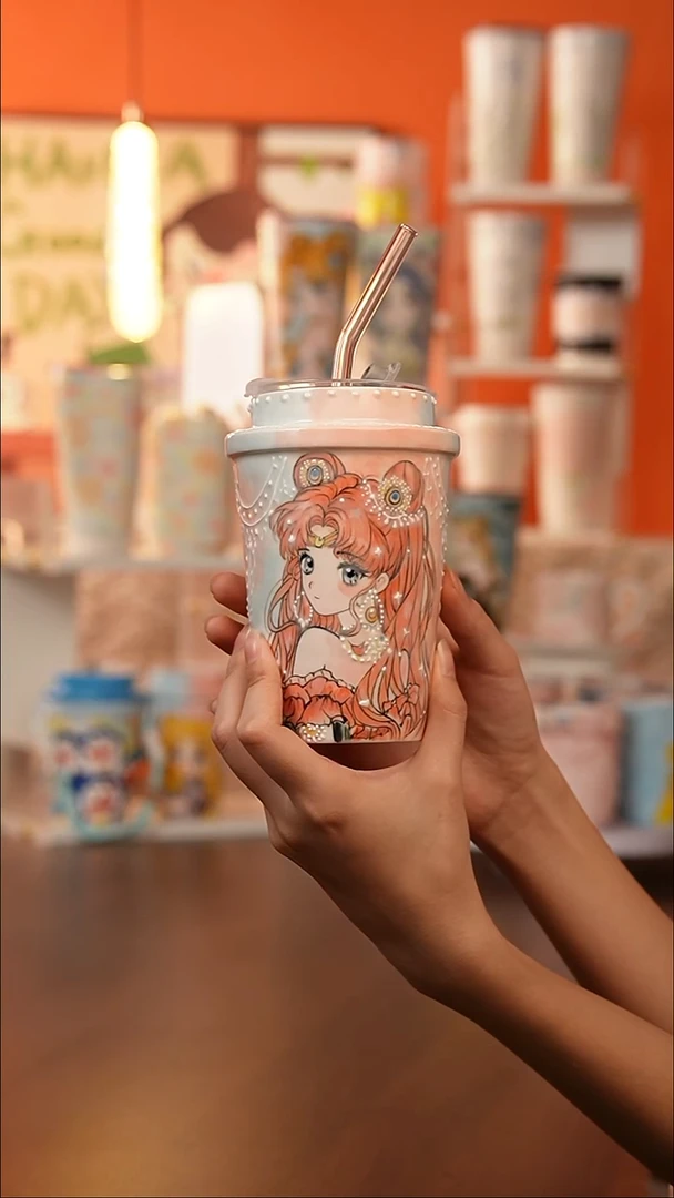 景德镇手工手绘文创陶瓷杯