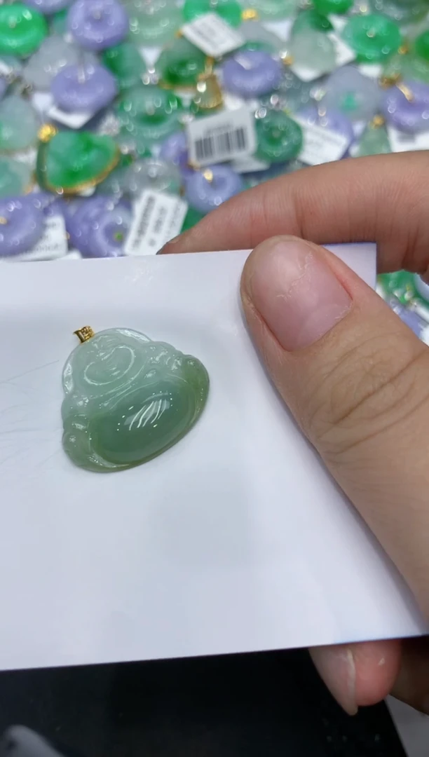 【闪购商品】翡翠颈饰18K金镶嵌111111111111