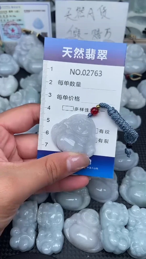 颈饰未镶嵌翡翠纯天然A货翡翠2763