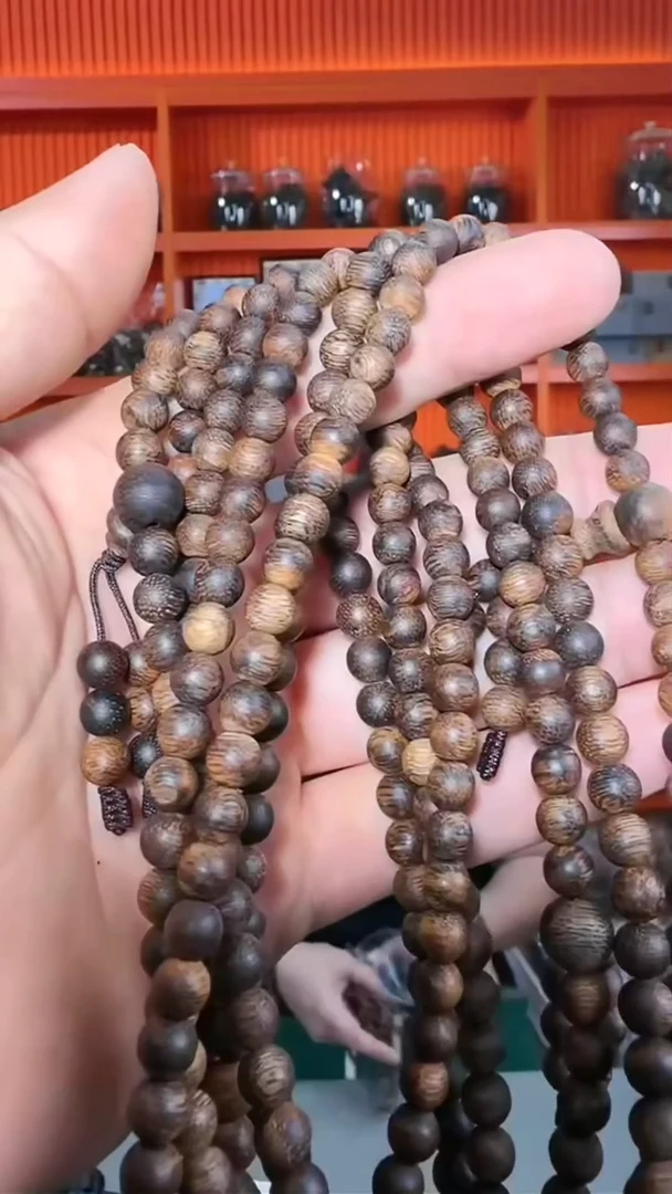 沉香手串a3号沉水黎母山18g0.6多样性发一