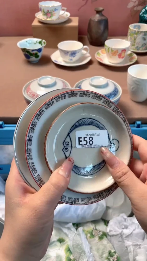 瓷片贫****座瓷器瓷器E58