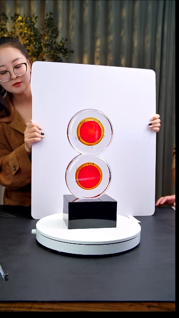 手工艺品琉璃极简福禄手工琉璃摆件艺术装饰