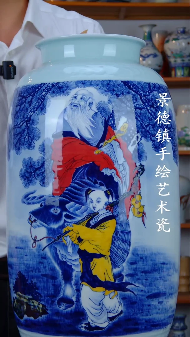 现代景德镇手工手绘陶瓷摆件73