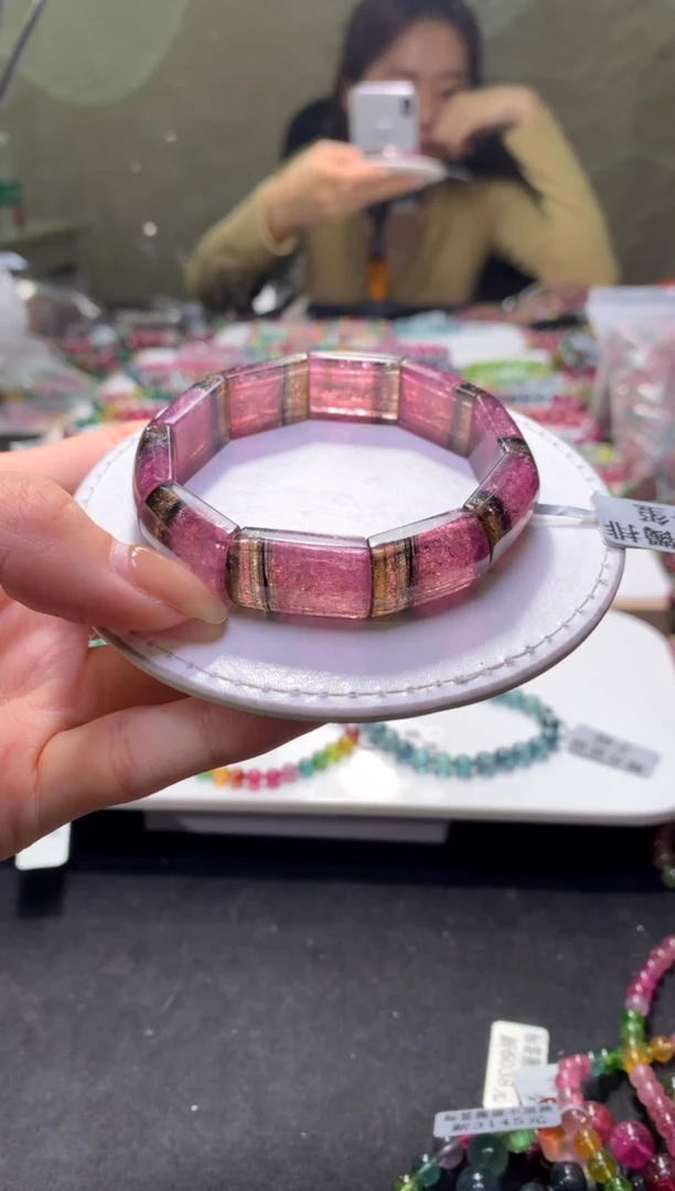 未镶嵌手串碧玺A68【天然碧玺】