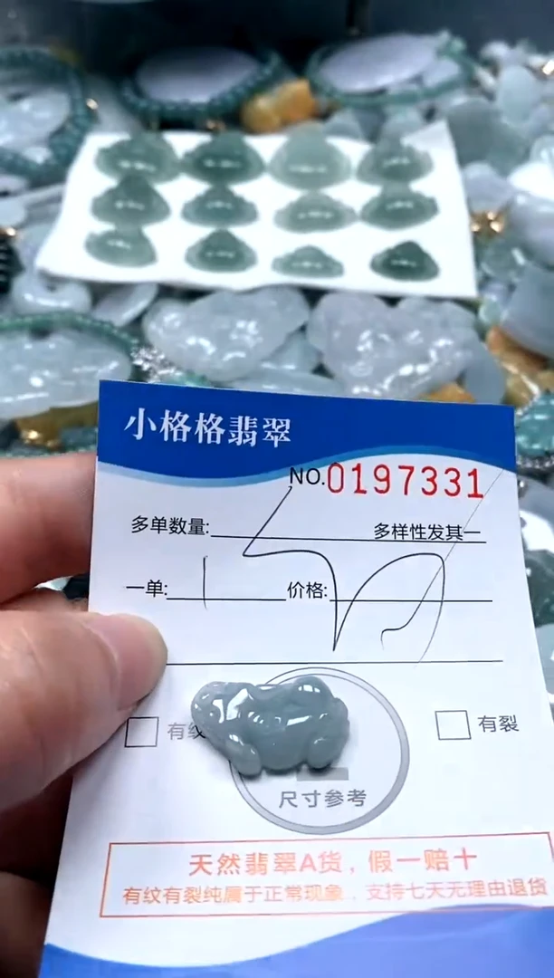 【闪购商品】翡翠颈饰未镶嵌闪购商品0197331