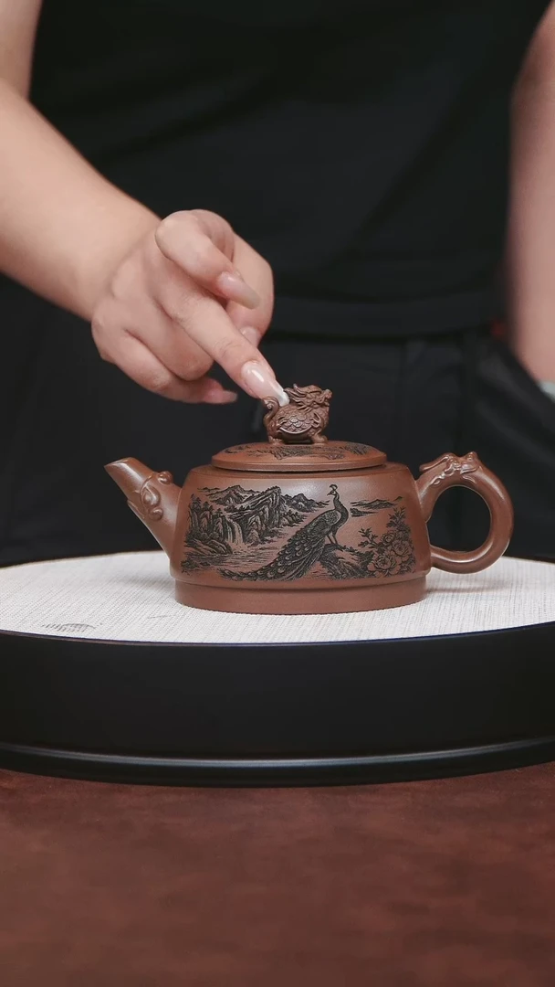 紫砂茶宠明朝土 德钟