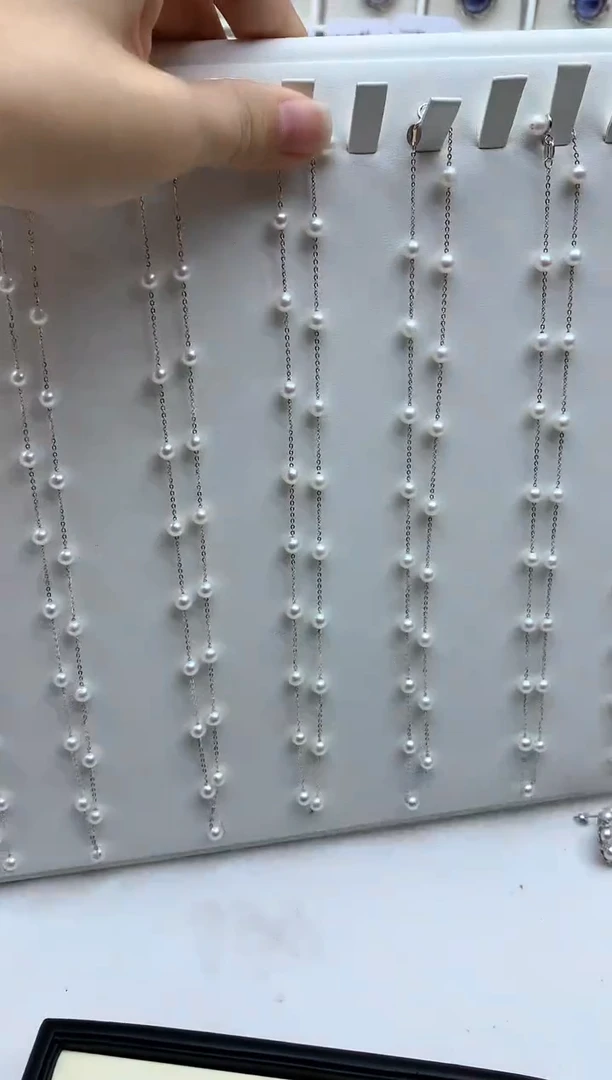 颈饰银S925镶嵌淡水珍珠多样性发其一