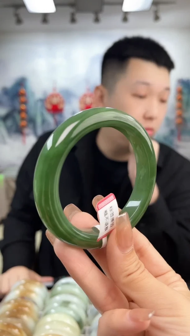 【闪购商品】和田玉手镯未镶嵌57+圈口0948