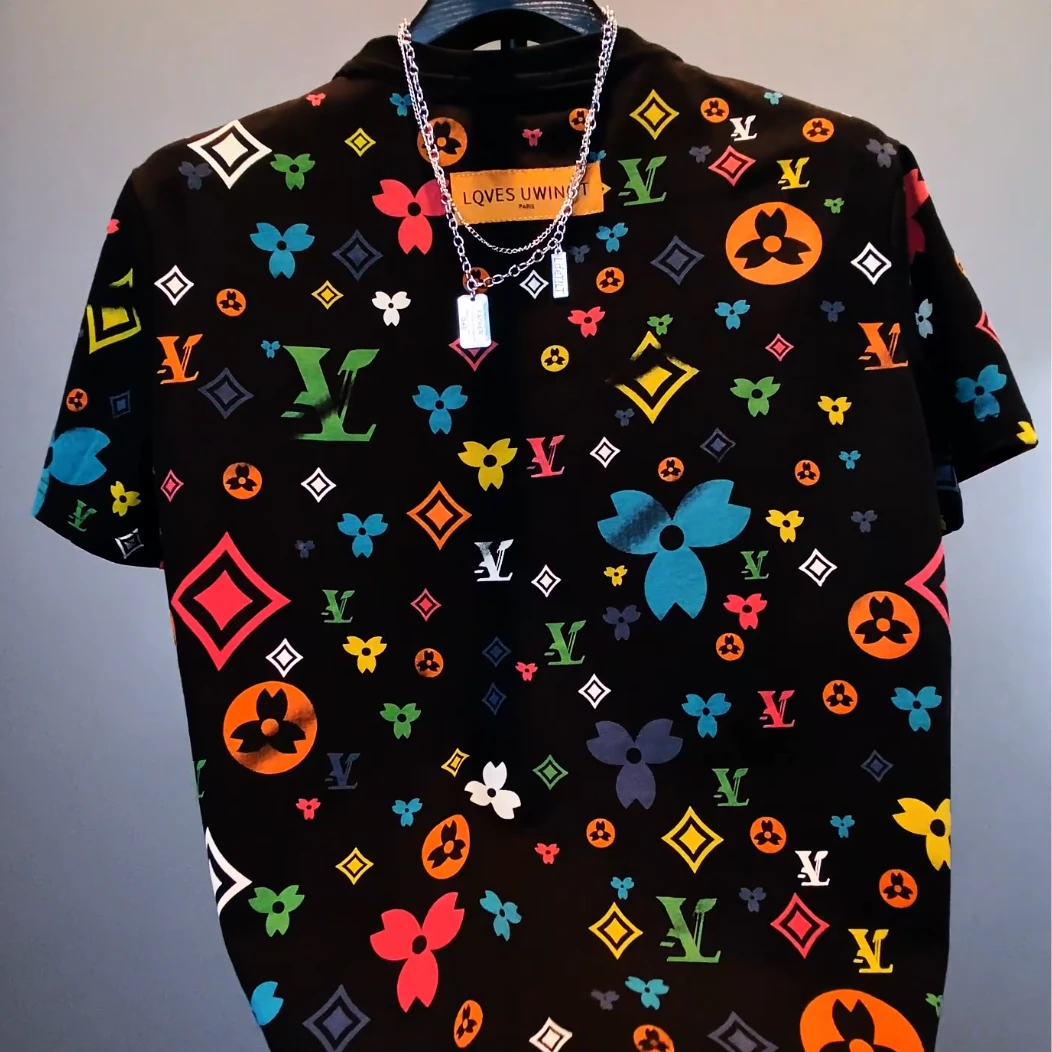 BW-时尚痞帅短袖t恤男士圆领新款休闲潮流高端个性半袖k-275-er