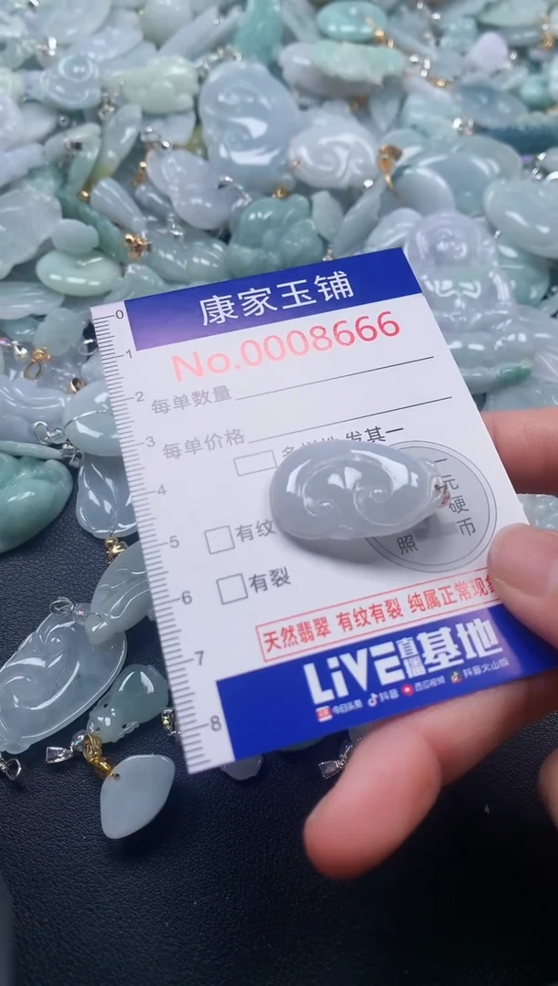 颈饰未镶嵌翡翠8666