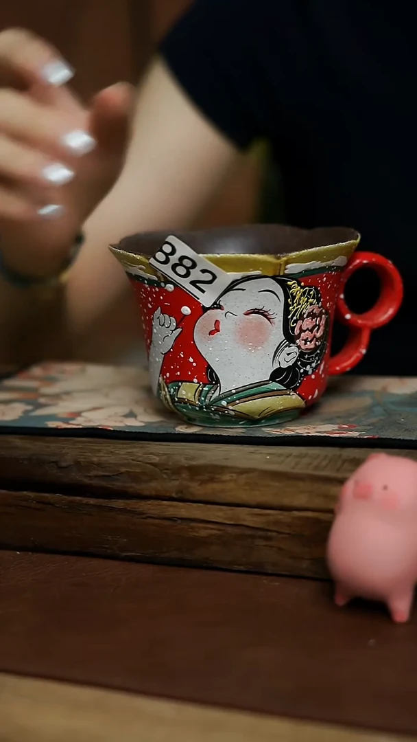 羽川设计师 胖妞系列 咖啡杯