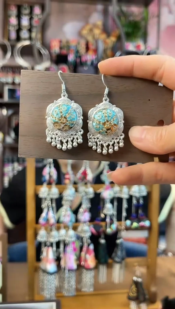 织绣 民族风手工非遗老绣饰品630