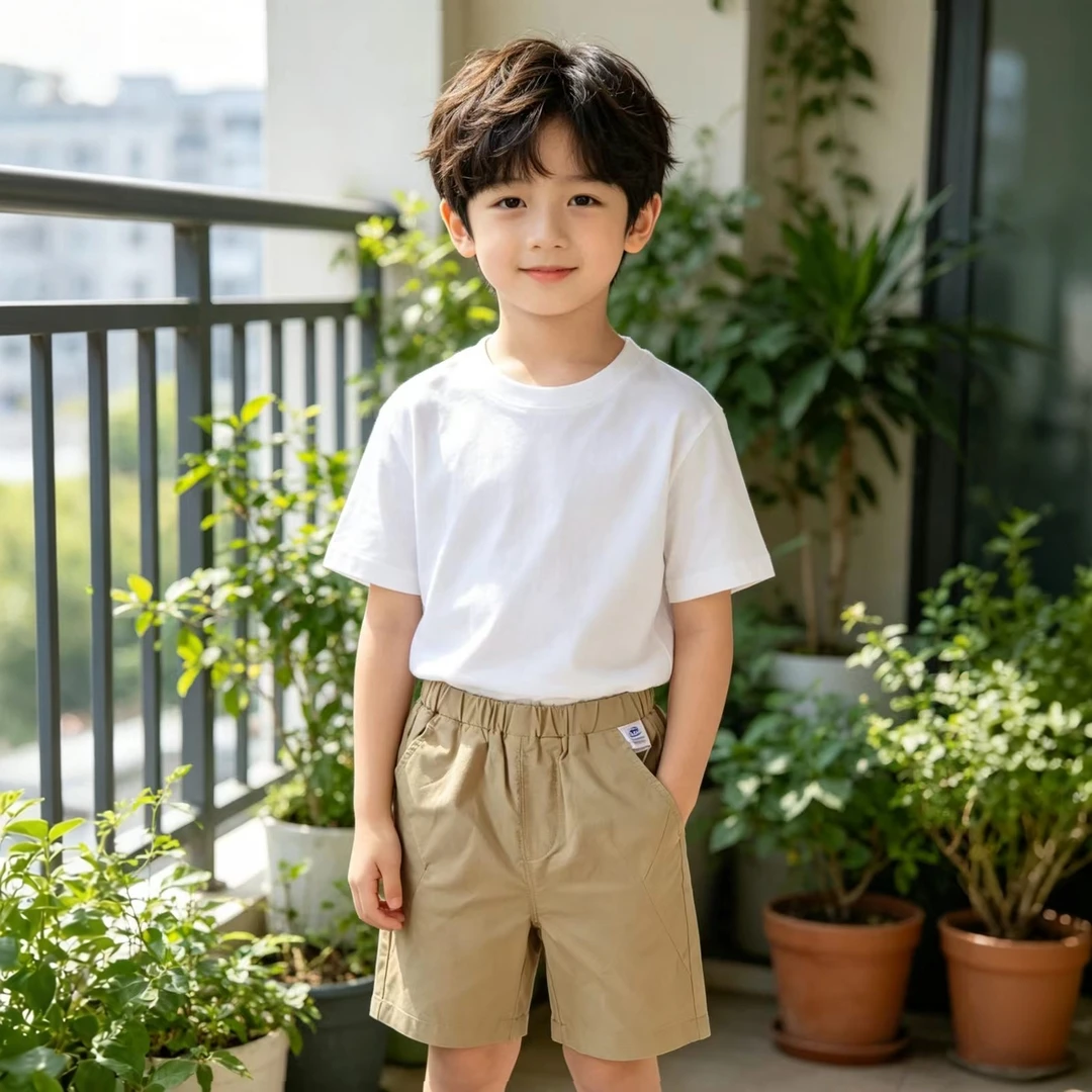 【小飞象】卡其色速干小短裤863291