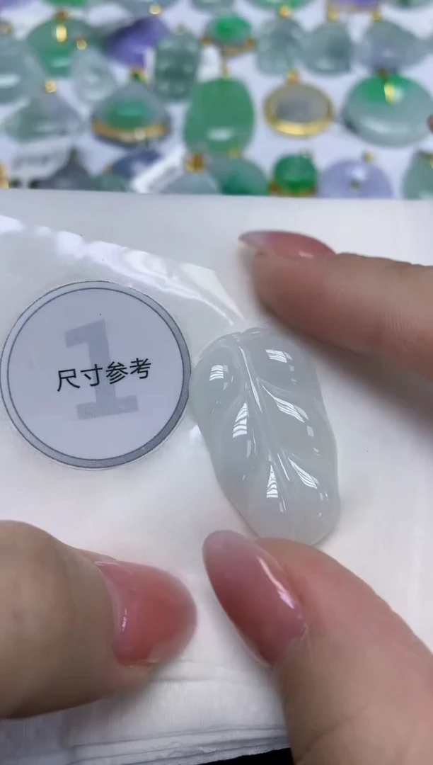 颈饰未镶嵌翡翠天然缅甸翡翠A货百元以上9元证书费自理