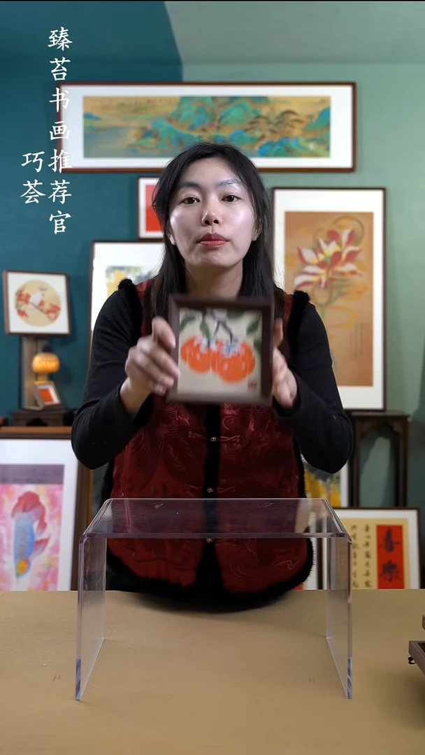 【闪购商品】国画H5006 手写手绘摆台