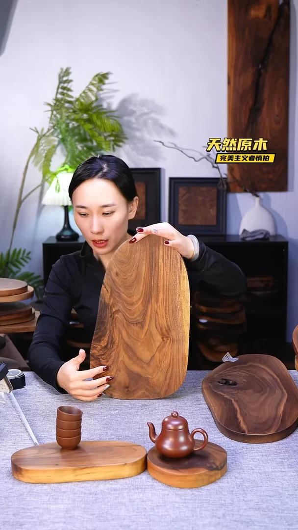 木北美黑胡桃原木.干裂疤结不属于商品质量问题完美主义者慎拍