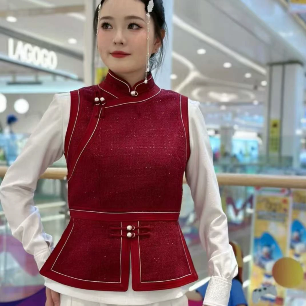 马甲 民族风时尚百搭小香风马甲