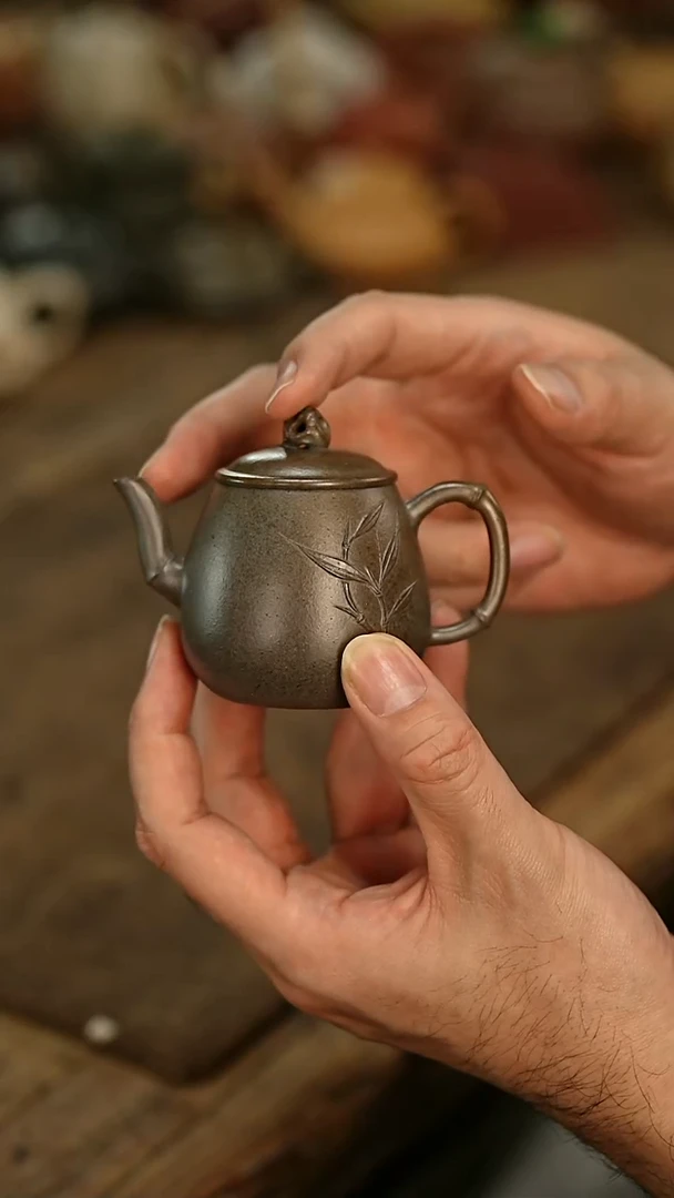 茶壶紫砂石铭壶紫砂壶