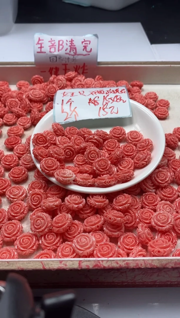 【闪购商品】拼合珍珠（马贝珠）颈饰未镶嵌x983女*王贝玫瑰花*3