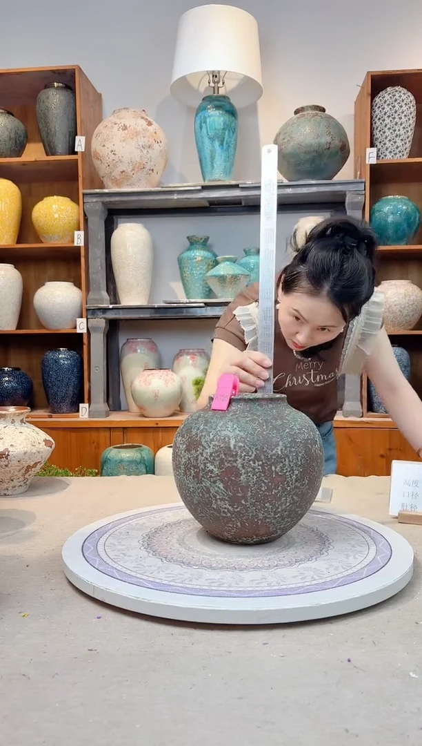 瓶孤品 手工 精品陶瓷花瓶  a725