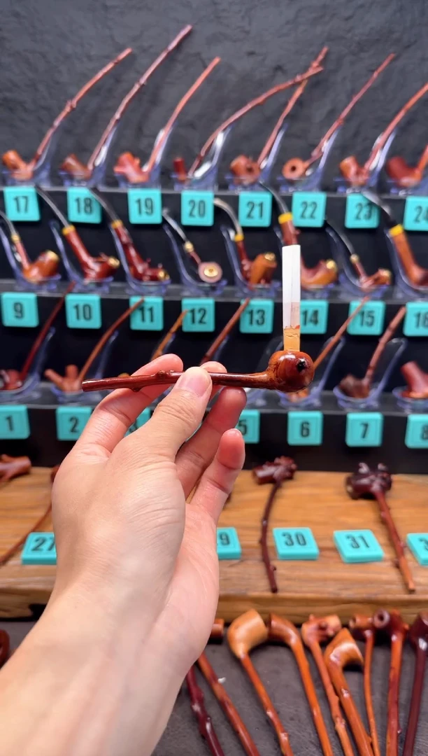 一物一图檬子木手工香烟嘴