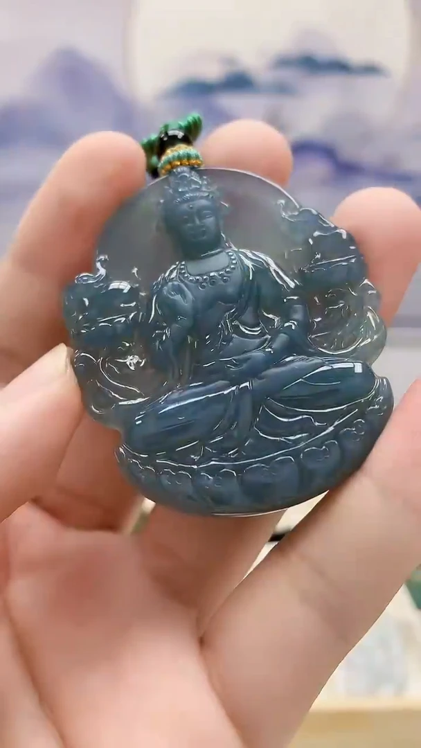 定制翡翠未镶嵌5028bb-毛货挂件