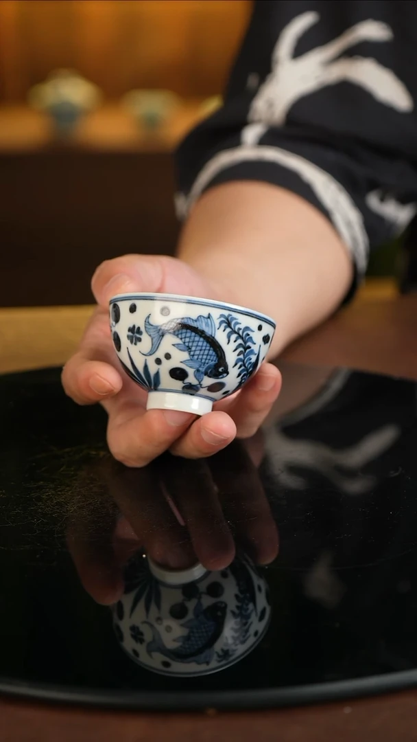 景德镇手工手绘杯