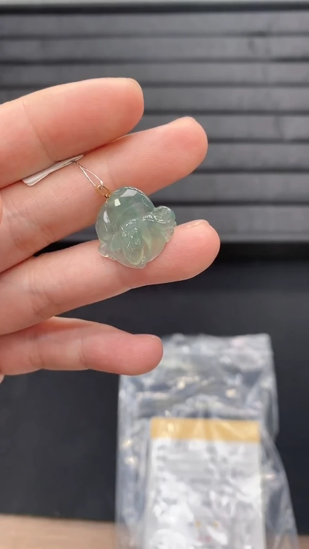 18K金镶嵌定制翡翠JJ0054