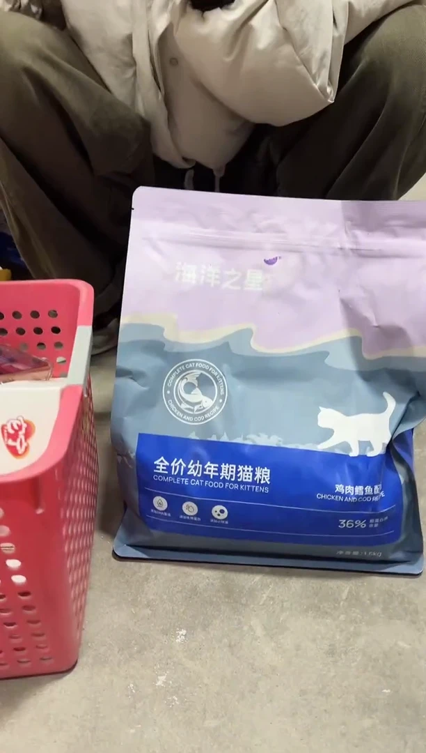 临期明年2月海洋之星幼猫粮鸡肉鳕鱼1.5kg