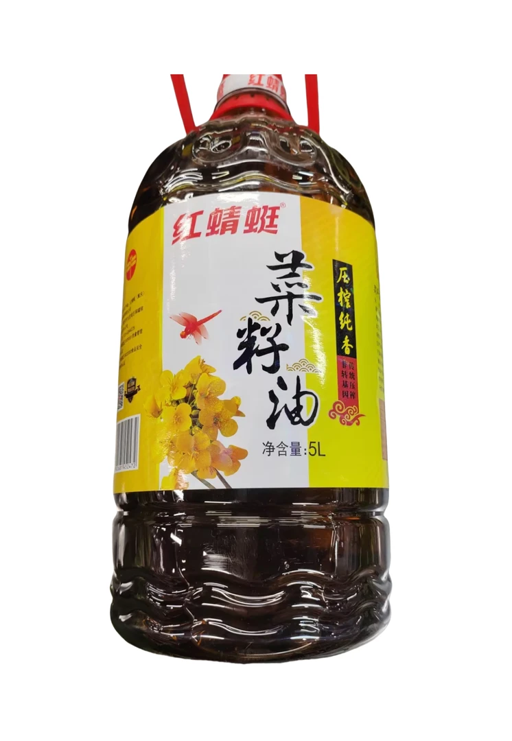 红蜻蜓纯香菜籽油 *5L/桶