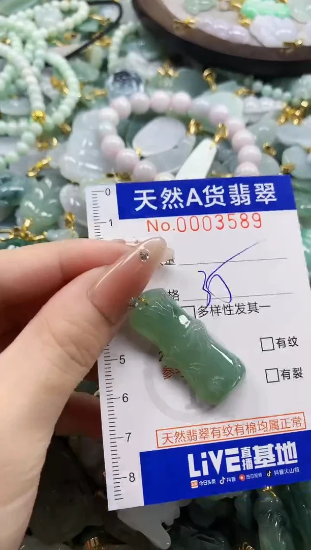 颈饰未镶嵌翡翠天然A货翡翠