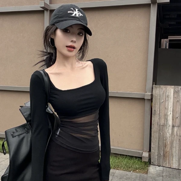夏季时尚套装简约风运动套装冷淡风百搭显瘦辣妹短款性感纯欲修身