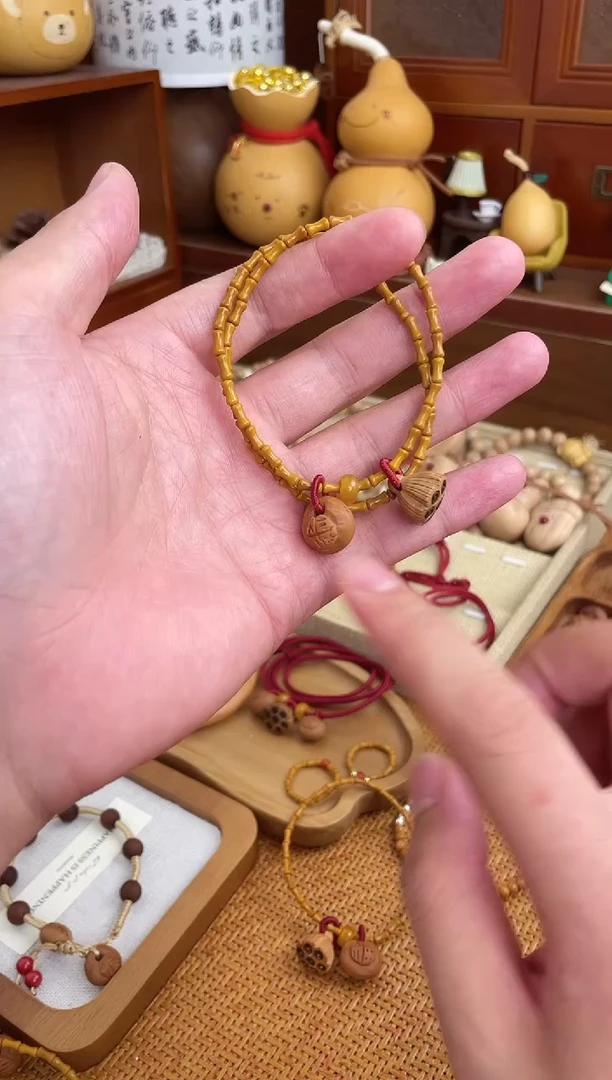 竹节手串一物一拍好运连连双圈