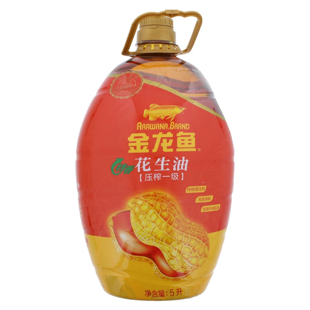 金龙鱼压榨一级特香花生油5L