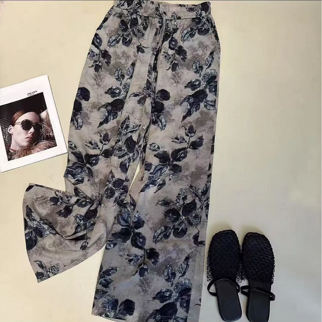 《姚家优麦汇》K6029夏款长裤新款时尚休闲洋气百搭裤女