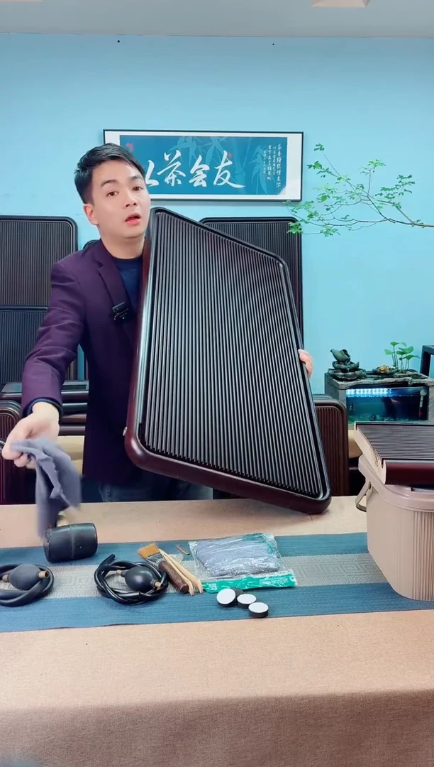 100*50*5千川大板红色款式茶盘