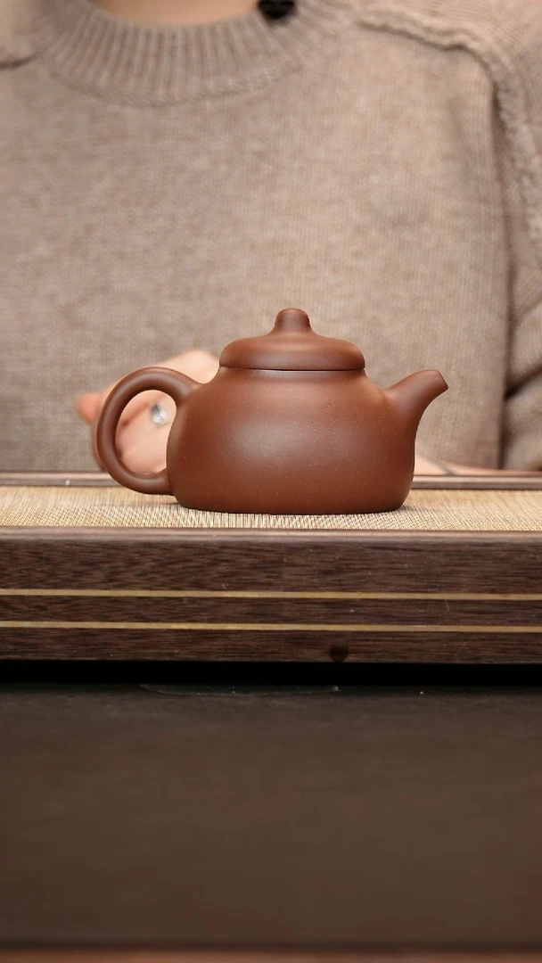茶壶紫砂深井紫泥 乳鼎300cc