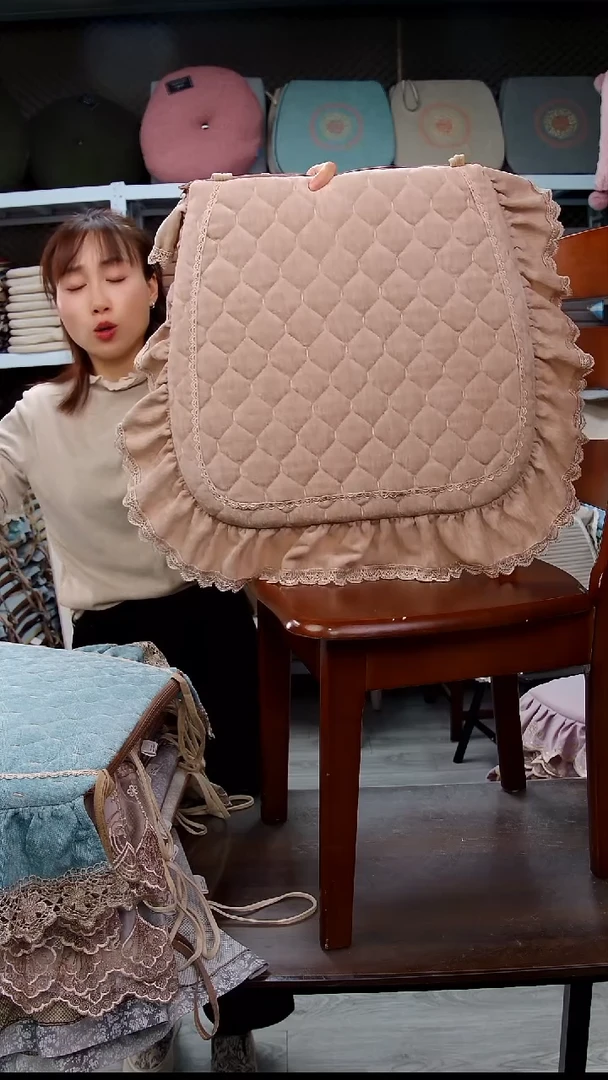 布雪尼尔新款水溶边：咖色6个