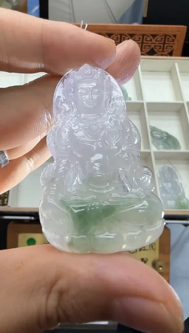 翡翠挂件未镶嵌A货翡翠多样性孤品