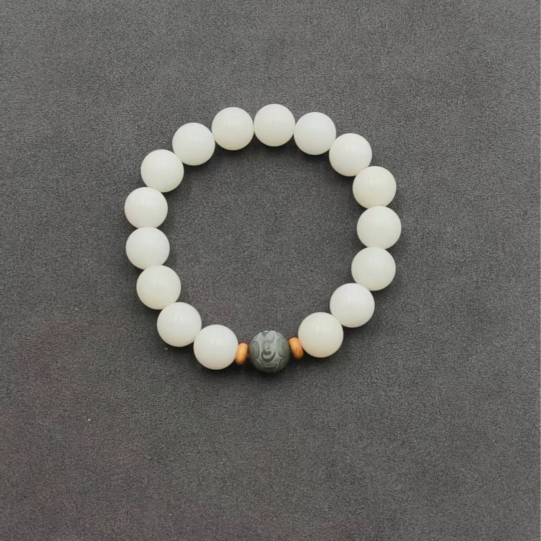 PAZ305(聚元堂专属)白玉菩提手串