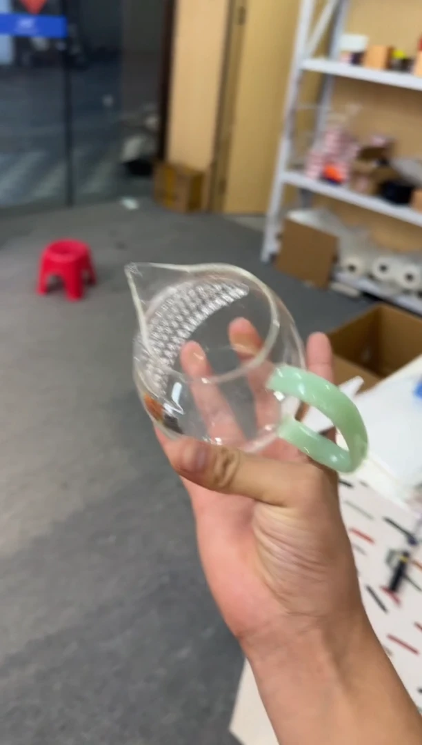 禾器泰然月牙款煮茶器浅玉色