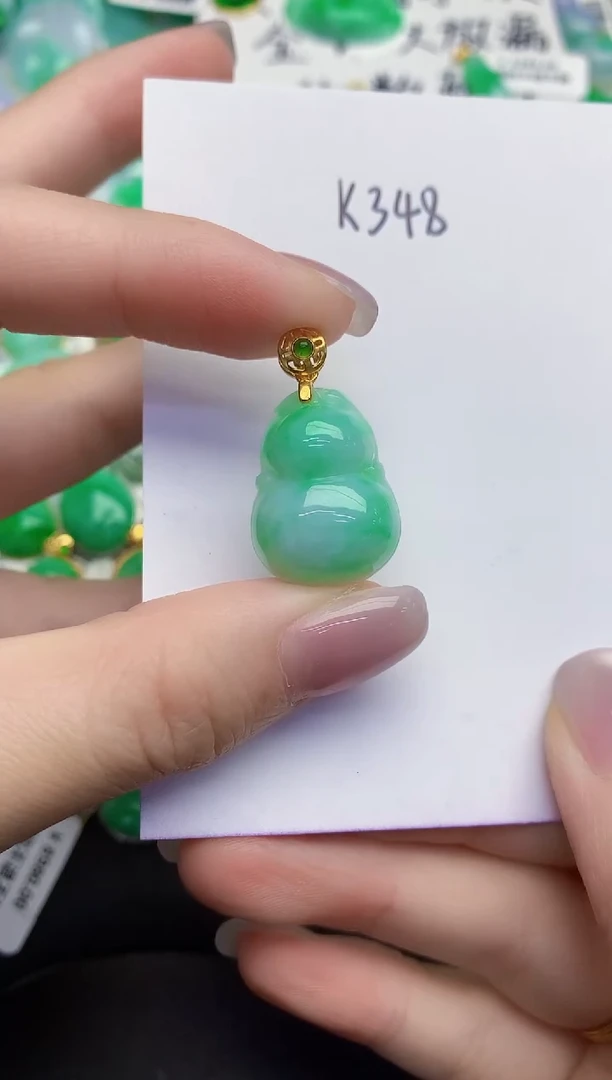 颈饰未镶嵌翡翠缅甸天然翡翠A货